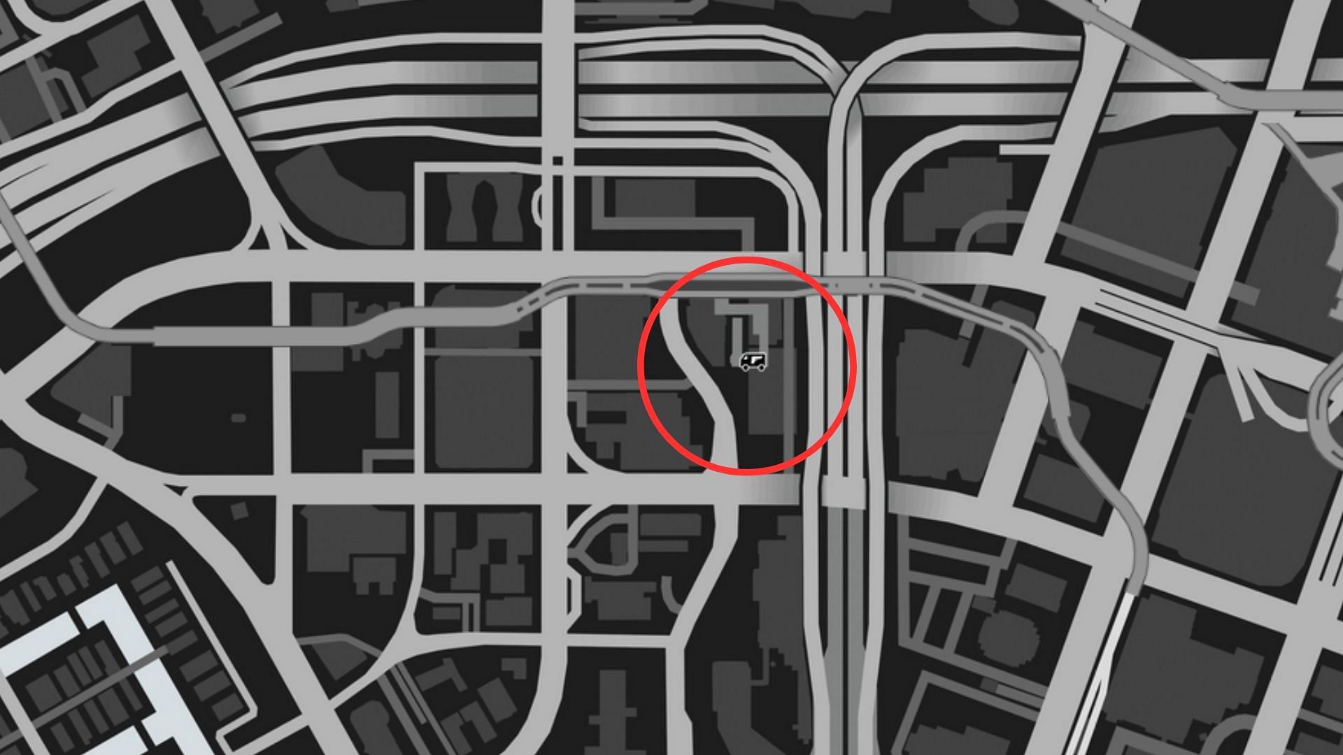 The exact coordinates of the GTA Online Gun Van Location Today (Image via Rockstar Games)